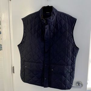 Men’s Navy Barbour Lowerdale Quilted Gilet Size XXL